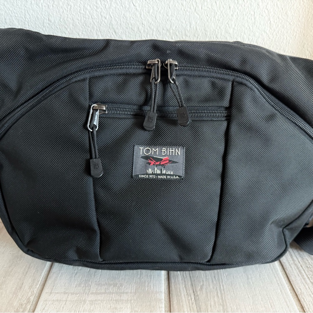 Tom Bihn Parental Unit in Black Exterior with Red Interior